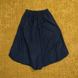 SBJ Austin Wms Pull On Wide Leg Culottes Shorts  1/2 S/M Navy Cotton Made in USA